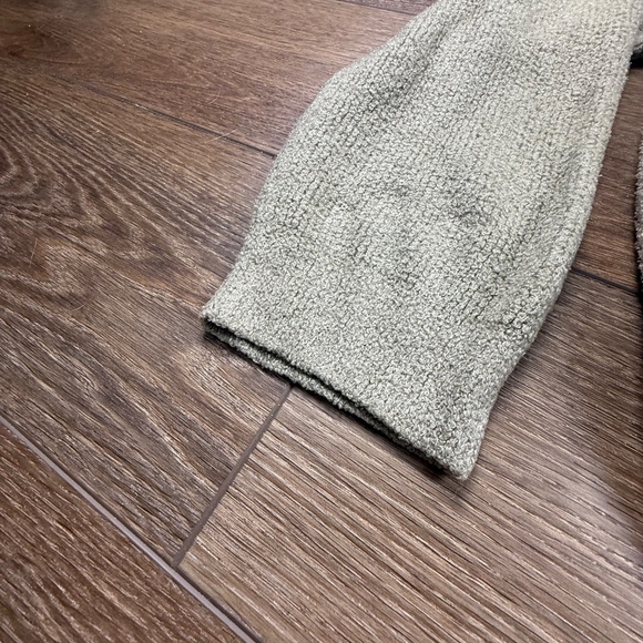 Barefoot Dreams CozyChic Lite Half Zip Pull-Over Sweater, Soft, 3X, Green, Cozy - Picture 3 of 11